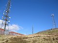 Communications towers on Slieve Croob