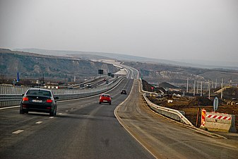 A3 motorway between Gilău and Turda