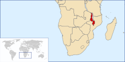 Mapa ya Malawi