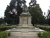 Dr. Montúfar monument in 2010