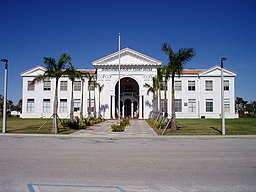 Okeechobee Countys domstolshus i Okeechobee.