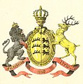 Größeres Wappen ab 1817 (Entwurf Thourets)