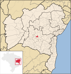 Abaíra – Mappa