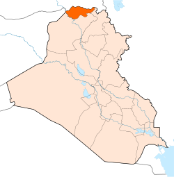 Location of Dohuk Province