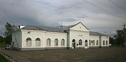 Järnvägsstationen i Grjazovets.