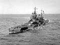 Az HMS Howe brit csatahajó 1943-ban