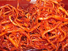 Ojingeochae Bokkeum (오징어채볶음)