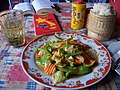 11 Uma refeição em Vientiane