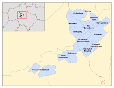 Western Okrug districts