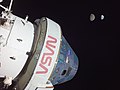 Image 46Earth and the Moon as seen from cislunar space on the 2022 Artemis 1 mission (from Outer space)