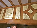 Broneirion, Plasterwork over fireplace in Billiards Room