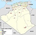 Мапа алжирських дієцезій