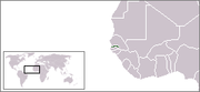 Gambio je la okcidenta marbordo de Afriko