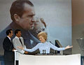 First Lady Pat Nixon addresses the 1972 convention