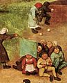 Image 19Detail from Children's Games by Pieter Bruegel the Elder (1560), showing Flemish girls playing popular games of the era (from Girls' toys and games)