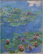 "Red Water-Lilies" (ca 1914-1917) by Claude Monet - Legion of Honor - San Francisco