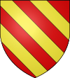 blason de gueules à trois bandes d'or