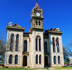 Bosque Countys domstolshus i Meridian.