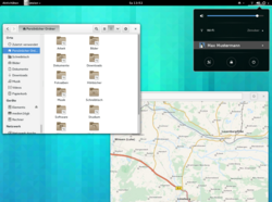 Bildschirmfoto von GNOME 3.10