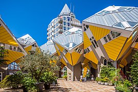 Rotterdam - Güney Hollanda'da Küp Evler (Kubuswoning)