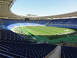 A döntő helyszíne, a római Olimpiai Stadion