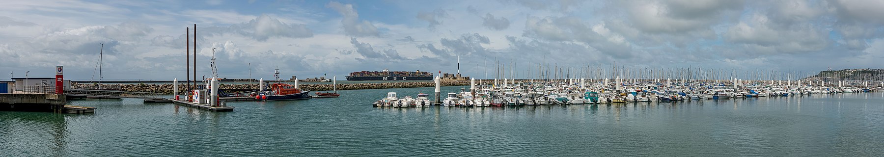 Le port de plaisance du Havre en 2014.