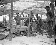 Camouflage sur le Front Est à Basseux, 1914-1918.