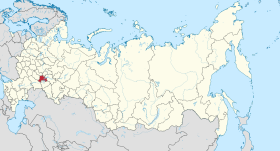 Localisation de Oblast d'Oulianovsk