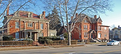 Brick homes on Center, between Grant and Farragut