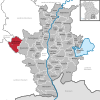 Lage der Gemeinde Feldkirchen-Westerham im Landkreis Rosenheim