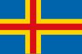 Bandeira de Åland (região autónoma da Finlândia)