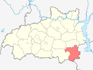 Пестяковский район на карте