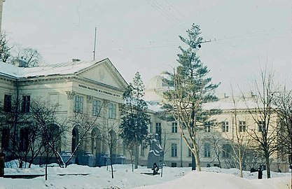 Бывшее здание Оссолинеума. Львов, 1975 год.