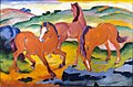 Grazing Horses by Franz Marc