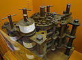 Partial assembly of Charles Babbage’s Difference Engine from original brass parts