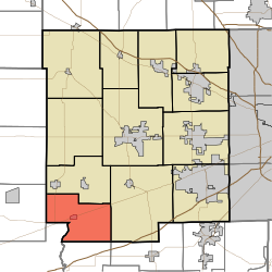 Location in Hendricks County