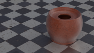 3D model of a Roman Ritt. 13 inkpot