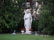 Szent Margit szobra Budapesten a XI. kerületben