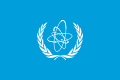 Знамето на Меѓународна агенција за атомска енергија (ИАЕА)