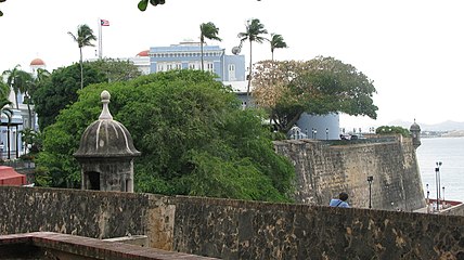La Fortaleza and City Wall of San Juan in Isleta de San Juan