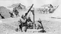 צוות הודי של מקלע לואיס בירי נגד מטוסים במהלך קרב שייח' סעד ב-1916