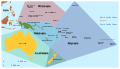 Геосхема ООН для Океании.  Австралия и Новая Зеландия  Меланезия  Микронезия  Полинезия