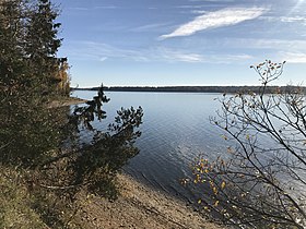 На Рузском водохранилище