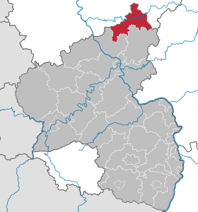 Localisation de Arrondissement d’Altenkirchen (Westerwald)