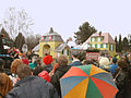 Torhaus als Motiv im Karnevalszug