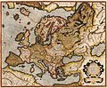 Gerardus Mercator-kart fra 1595