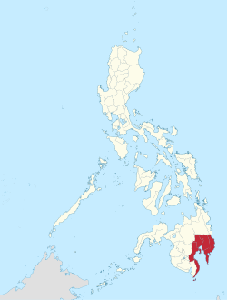 Mapa ning Filipinas ampong Kadabáwan ilage