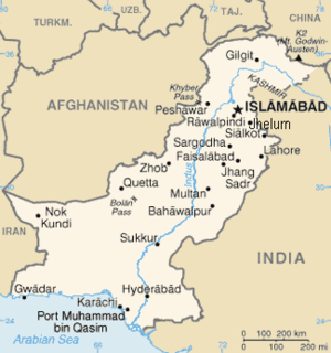 Мапа Пакістану