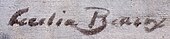 signature de Cecilia Beaux