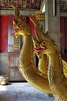 The naga on the ceremonial barge
